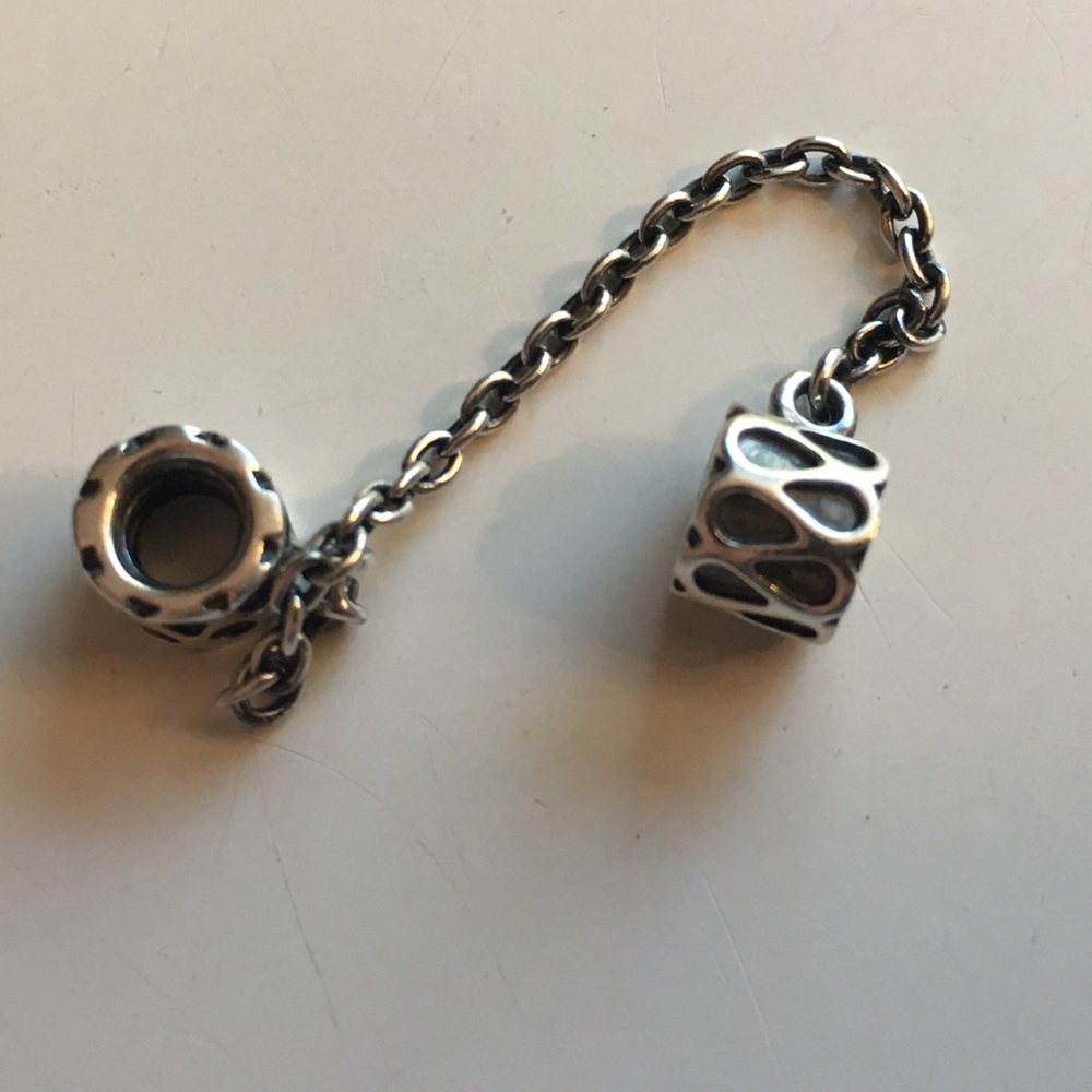 Authentic pandora Raindrop safety chain