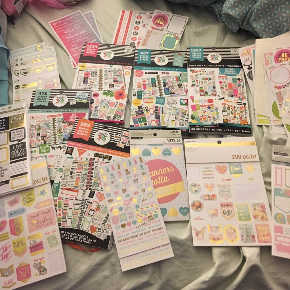 Lots of planner stickers