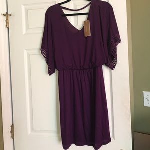 Francesca's Collection purple dress