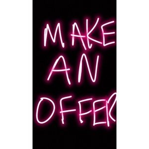 I'm willing to negotiate!!