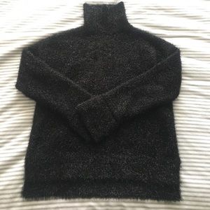 kate spade sz small black sparkly sweater