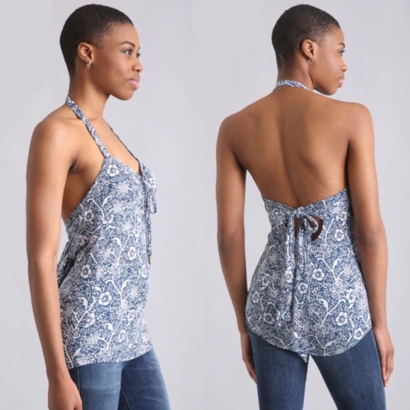 Free People Tops - Free People Printed Halter Top