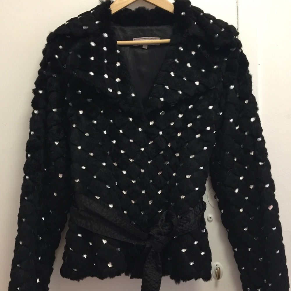 Genuine Rabbit Fur Coat