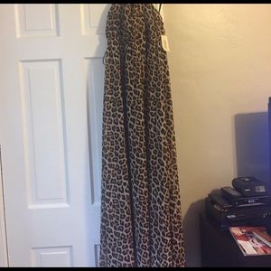 NWT leopard maxi dress