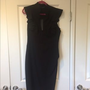Halo black dress
