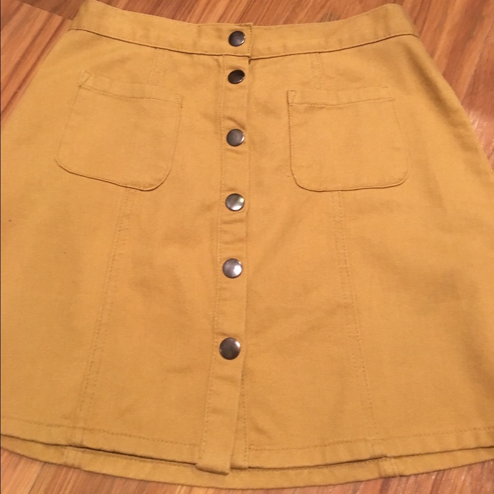 Urban outfitters button down skirt