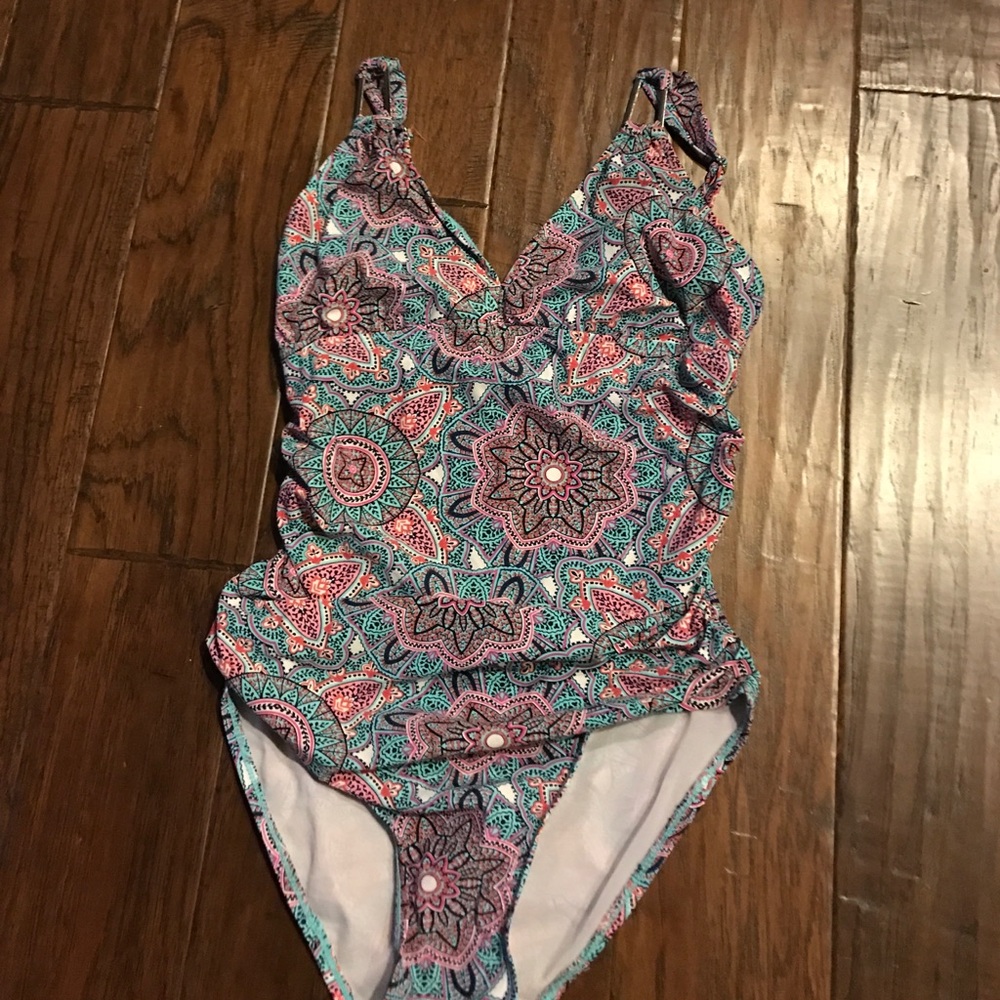 One piece spanx bathing suit