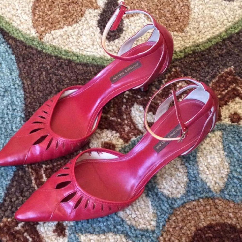Red Antonio Melani Heels  for  @firstlady66