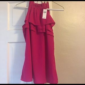 NWT banana republic pink halter Blouse