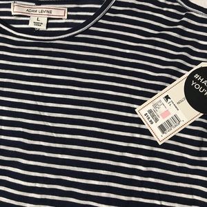 Adam Levine Dresses - ADAM LEVINE LACE BOTTOM DRESS - NAVY/WHITE STRIPE Adam Levine Dresses - ADAM LEVINE LACE BOTTOM DRESS - NAVY/WHITE STRIPE