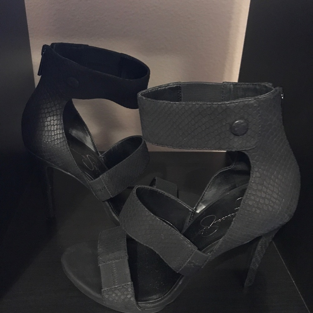 Jessica Simpson open toe heels