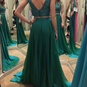 Sherri Hill Two Piece Formal Gown