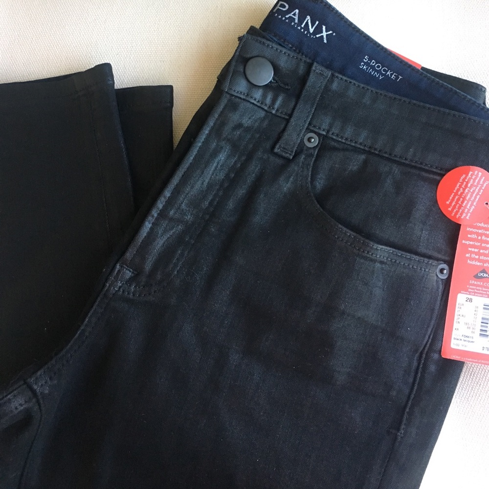 Spanx 5-pocket skinny jeans