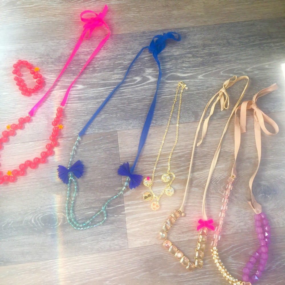 BUNDLE:5 CREW CUTS GIRLS NECKLACES AND 1 BRACELET