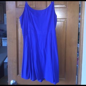 Open slit back dress