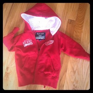 Red wings sweatshirt for your lil hockey 🏒 fan!!