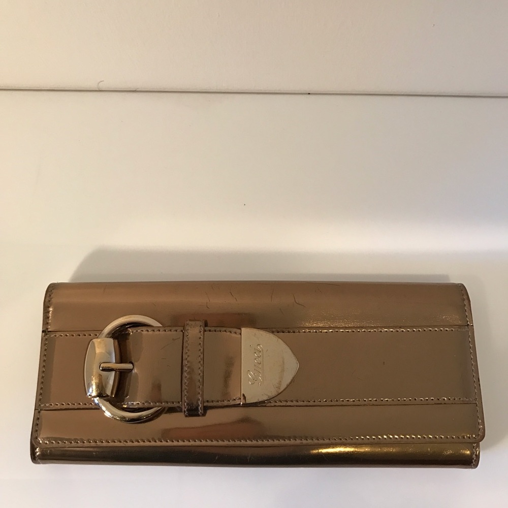 Gucci Gold Clutch