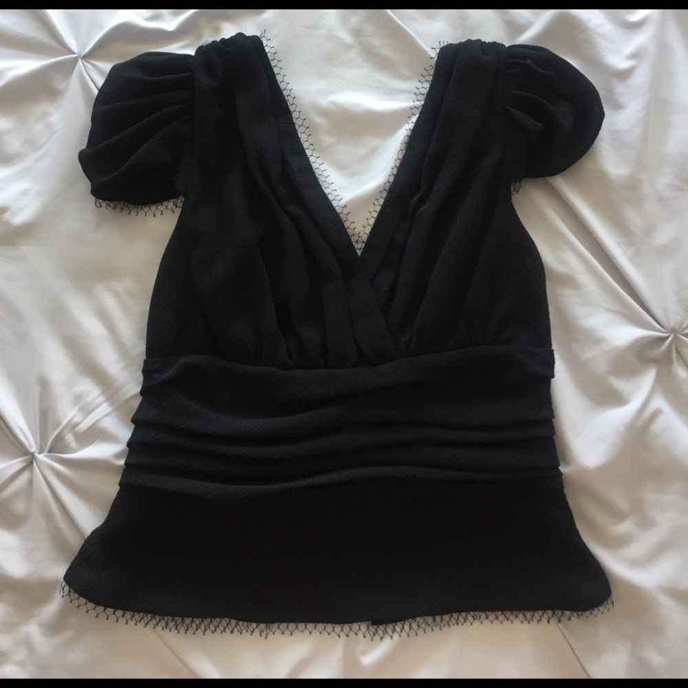 Elegant Black Top.