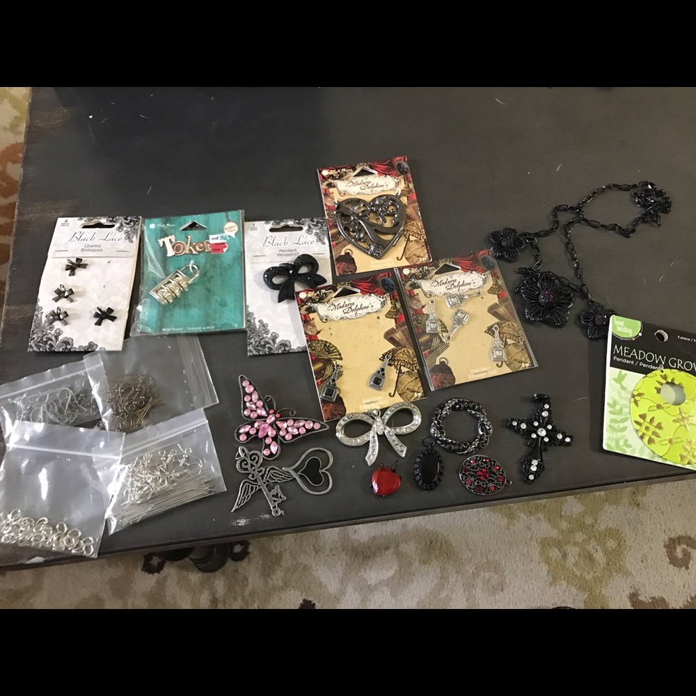 SOLD Jewelry making stuff, charms.