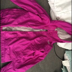 North Face raincoat