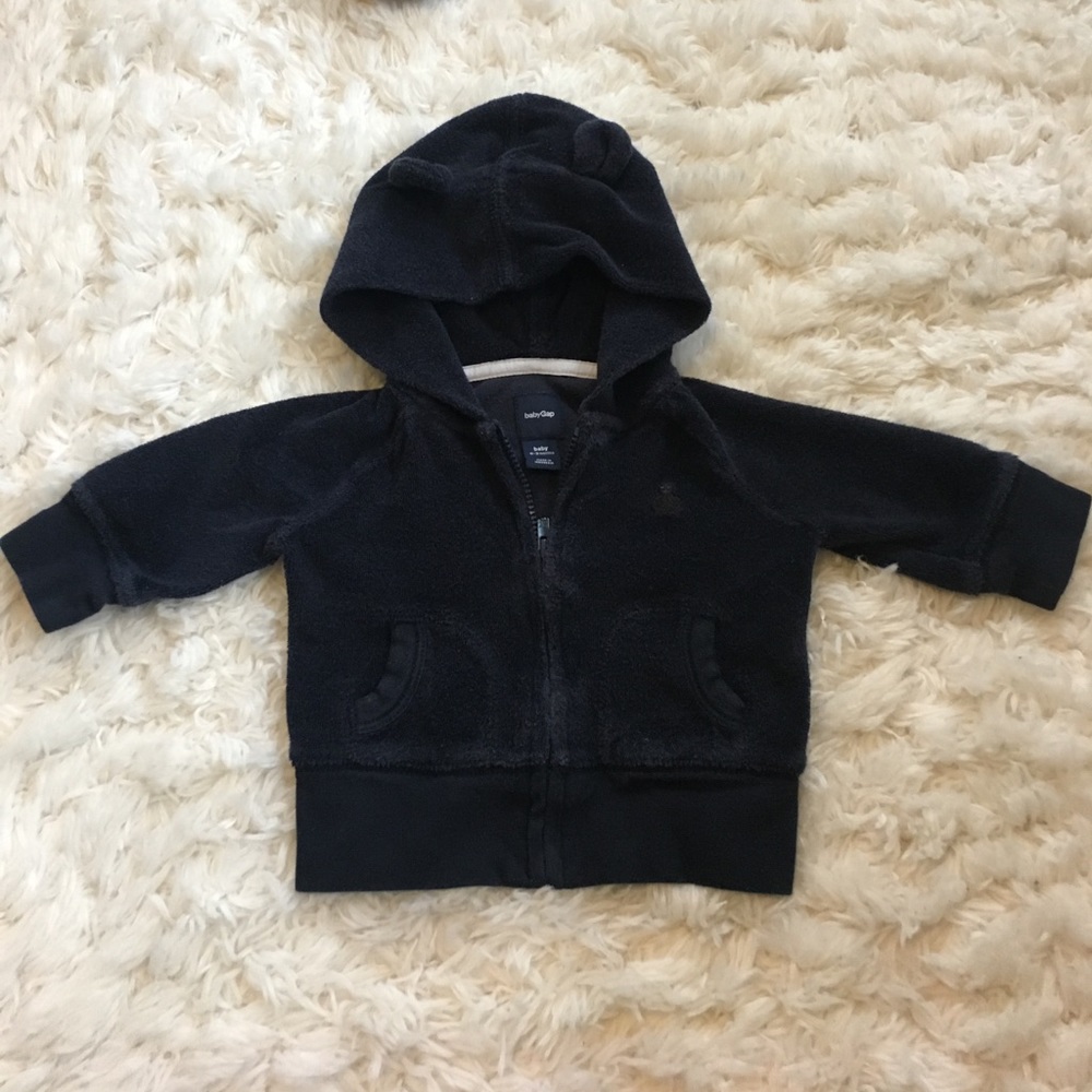 navy hoodie