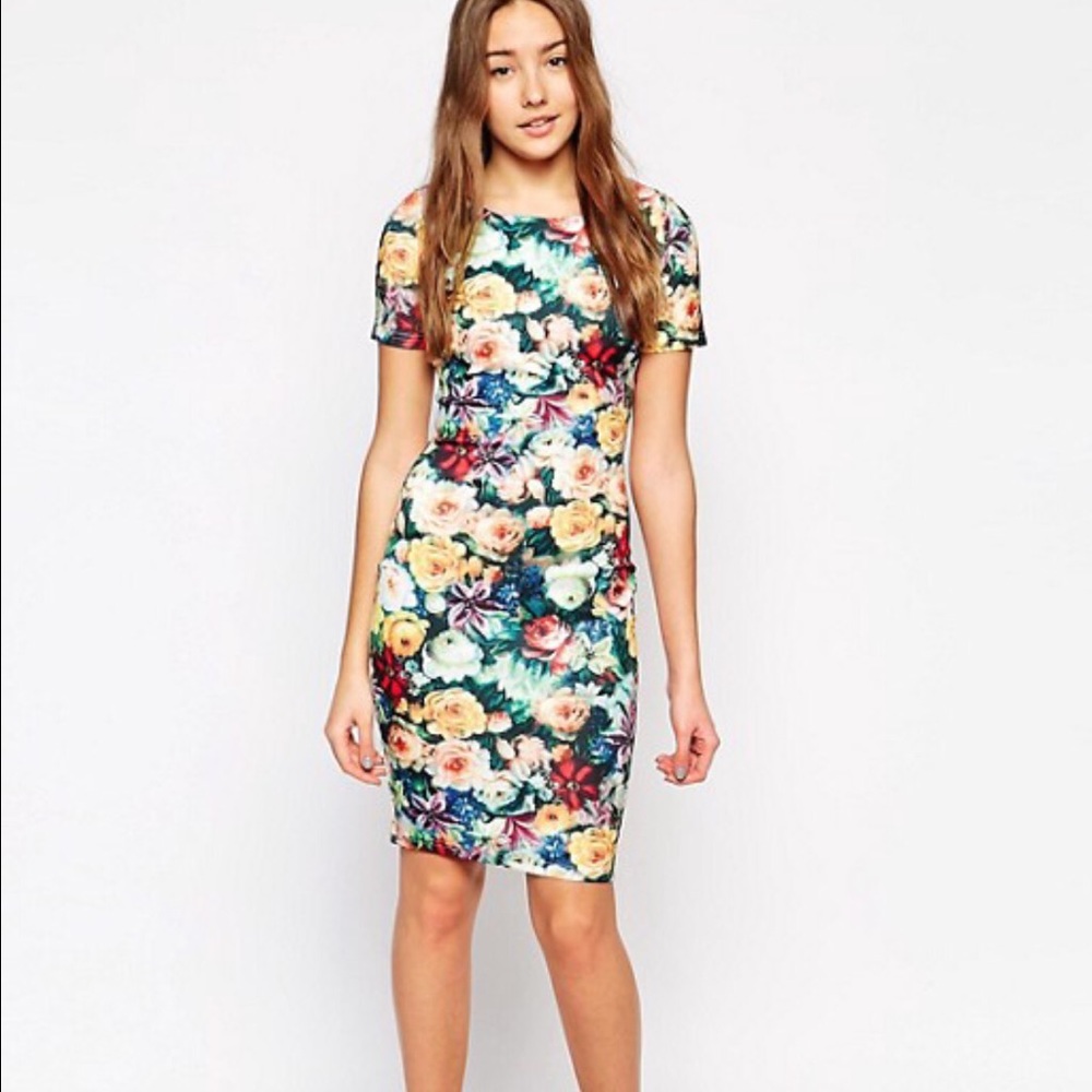 ASOS Paperdolls Floral Print Dress, size 4 US