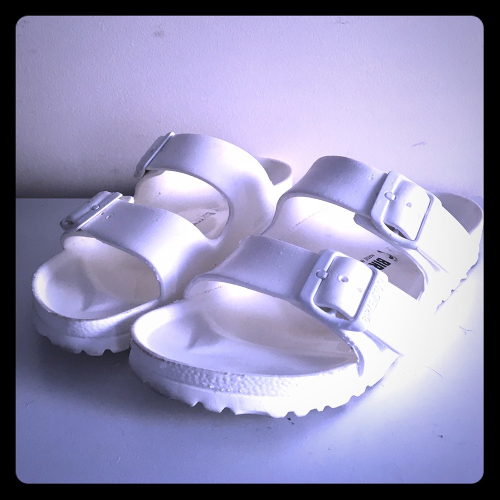 Rare White Waterproof Birkenstocks