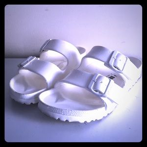 Rare White Waterproof Birkenstocks