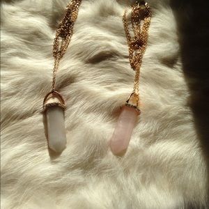 Crystal necklaces