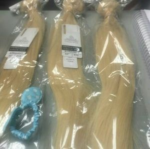 Blonde virgin hair 14,16,18 not bellami
