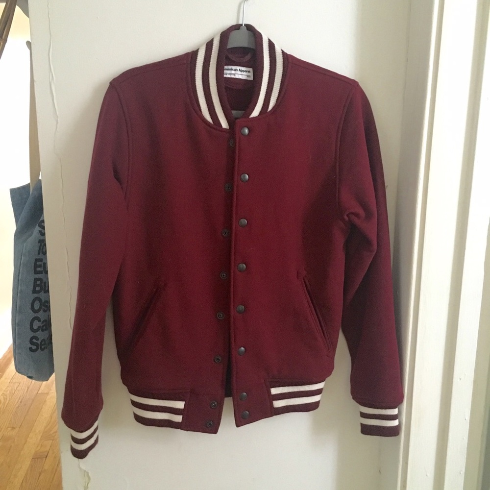 American Apparel heavy terry club jacket