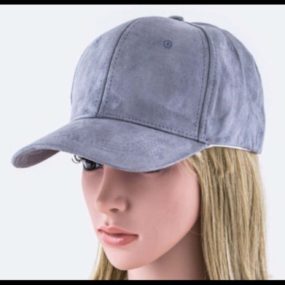 Suede Baseball Cap - Picture 2 of 2