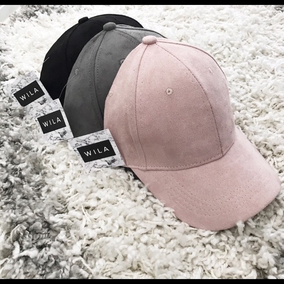WILA Accessories - Suede Baseball Cap