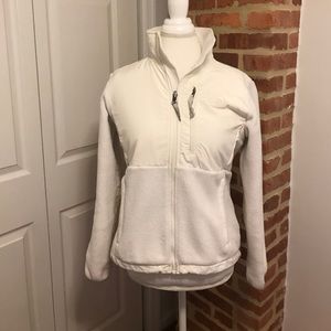 White north face fleece