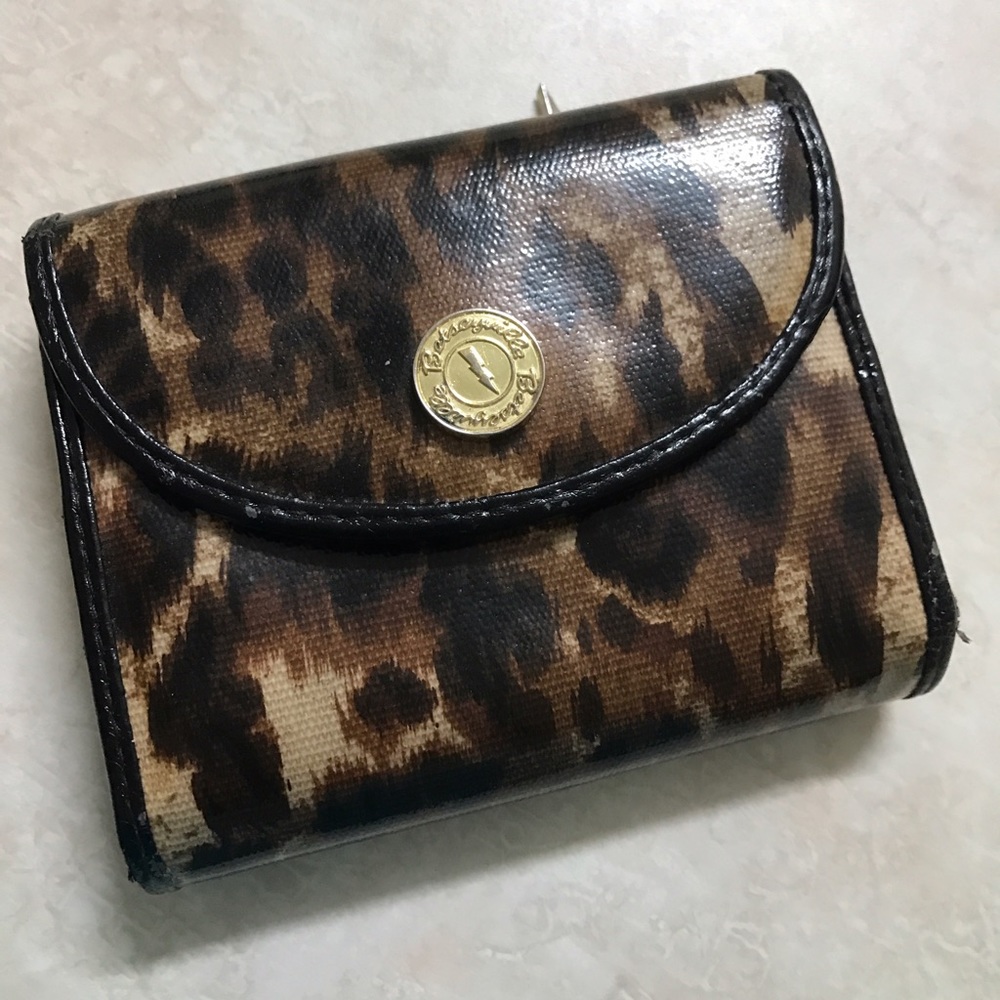 Betseyville Leopard print wallet fair condition