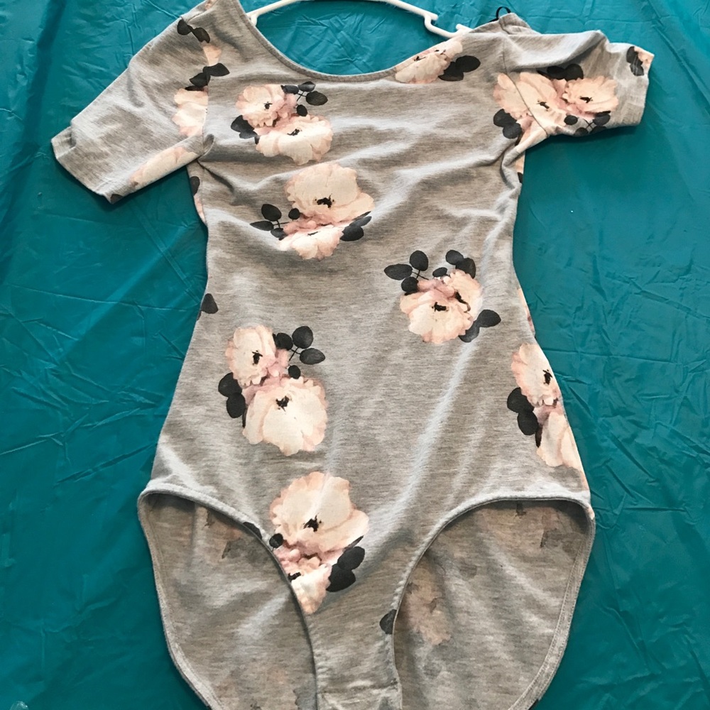 H & M floral onesie women's small