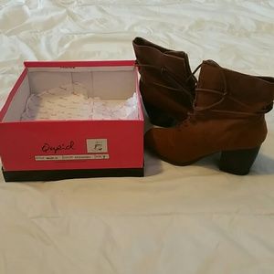 Laced Booties