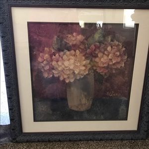 Beautiful framed art.