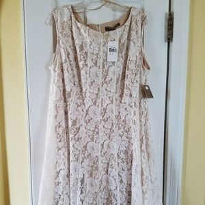 Melonie T Women's floral lace dress size 16