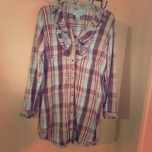 Tasha Polizzi Flannel Shirtdress