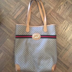 Authentic vintage Gucci tote
