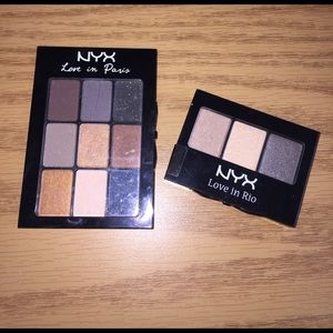 NYX Love in Paris & NYX Love in Rio Eye Shadows