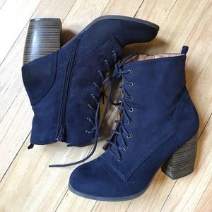 Blue Suede Boots