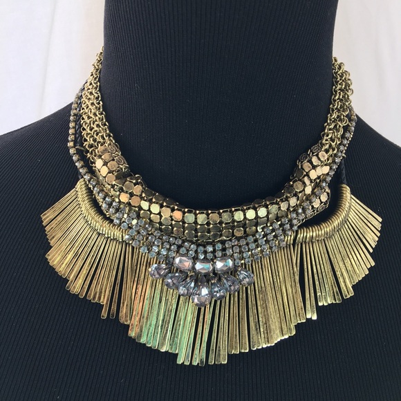 Free People Jewelry - NWOT Free People Golden Tribal Choker