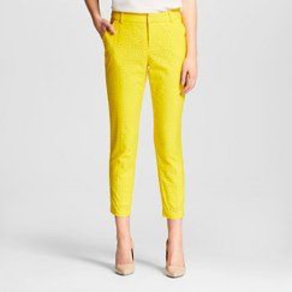 Merona eyelet ankle pants NWOT