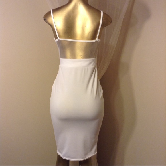 🌹🌹🌹BEAUTIFUL ROSE FLOWER LACE AND MESH DRESS 🌹 - Picture 3 of 3