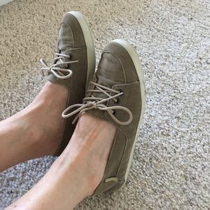 Vans Khaki Surf Siders