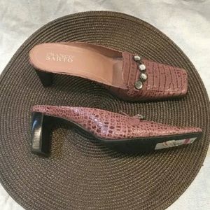 Franco sarto Size 8 Pink Mules
