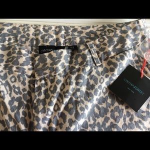 NWT Cynthia Rowley linen leopard print shorts NWT Cynthia Rowley linen leopard print shorts