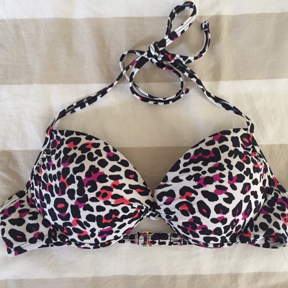 Target Cheetah Print Bikini Top